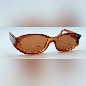 Lauren Hutton LS86PL Brown Oval Sunglasses Frames Only